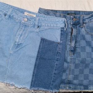 denim mini skirt bundle